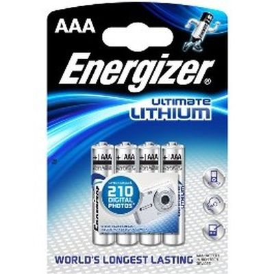 Energizer AAA 4 st. Extreem krachtige Winterbestendige Lithium Batterij