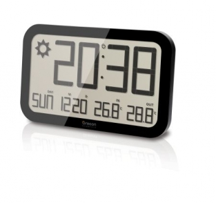 JW-108 Jumbo Clock Black